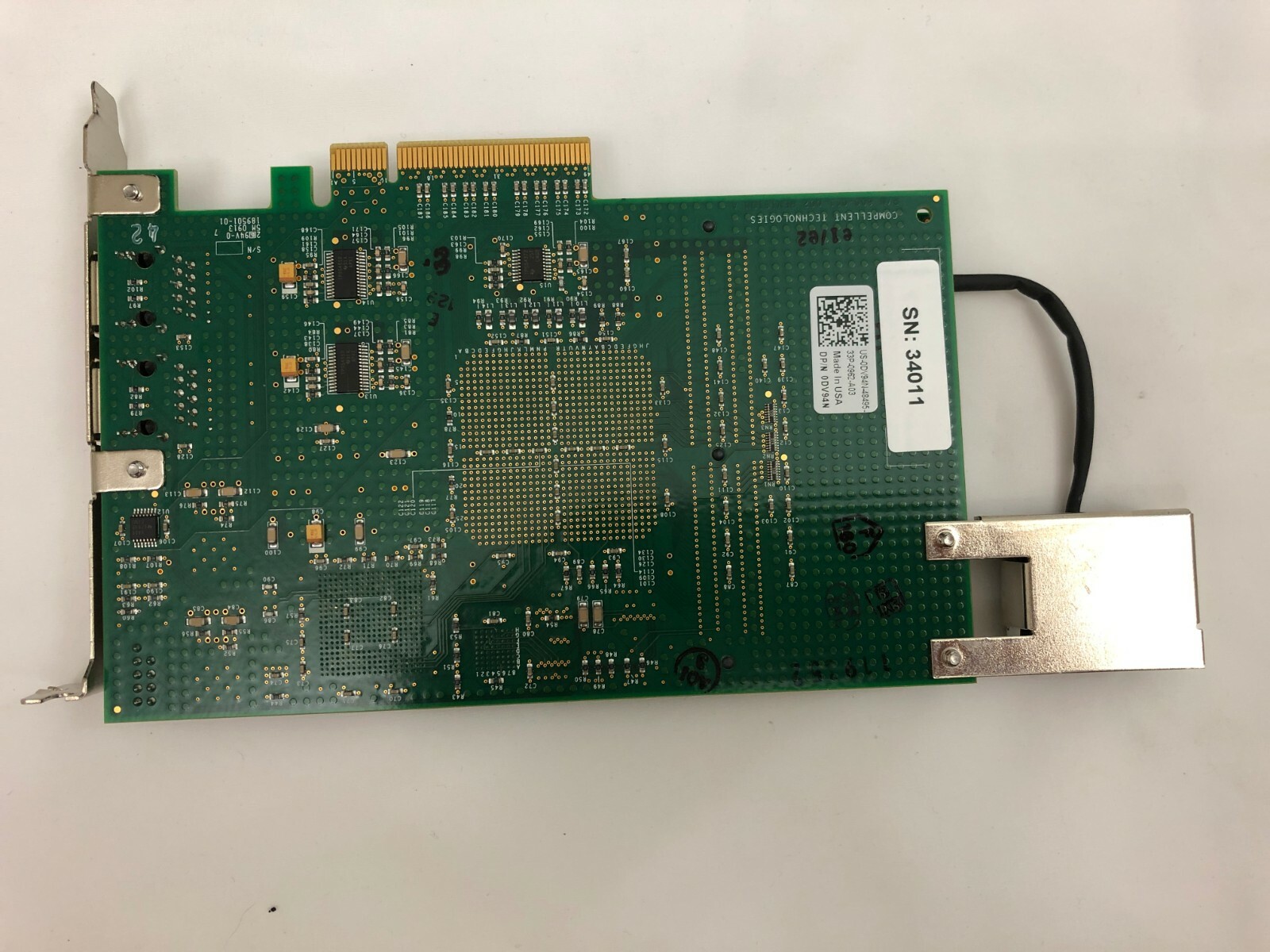 Dell Compellent 0DV94N DV94N SC8000 PCI-E RAID Controller Card 512MB Cache