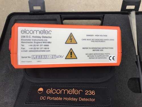 Elcometer 236 Dc Portable Holiday Detector Kit In case Free Ship To USA!
