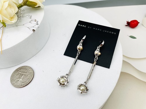 【関税込み】Mop Drop Earrings - Marc Jacobs - l - Gold Marc Jacobs J Marc Luxe Mop Drop Earrings | Shopbop