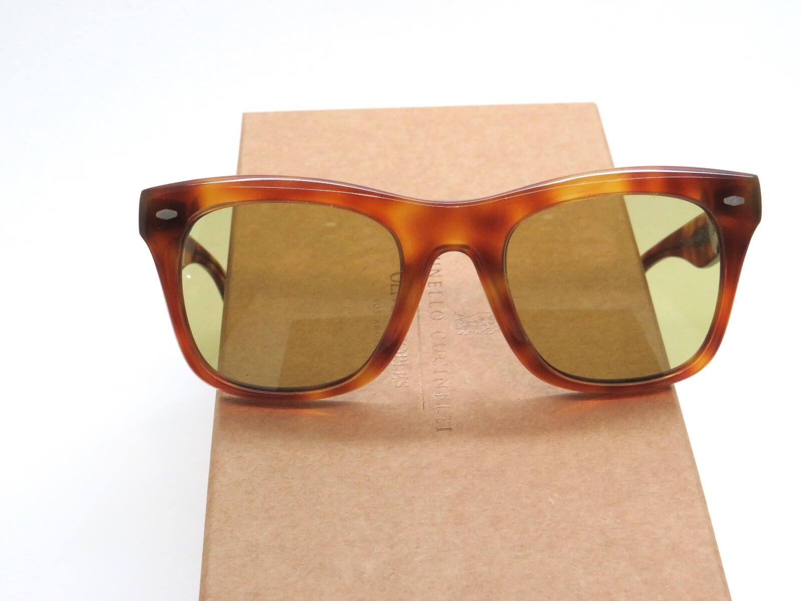 Pre-owned Oliver Peoples Mr. Brunello Cucinelli Ov5497su 14084c Photochromic Sunglasses In Green