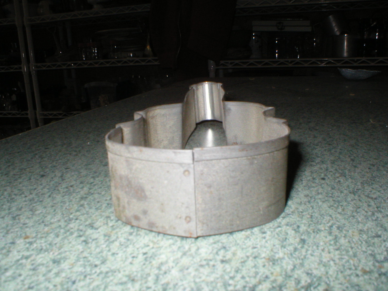 Vtg Aluminum Cookie Bisquit Cutter Guitar Shape 6