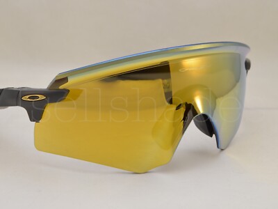 Pre-owned Oakley Encoder (oo9471-04 36) Matte Carbon With Prizm 24k Lens