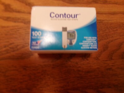 Contour Blood Glucose Test Strips - 100 Count -  EXPIRED 8/31/23+