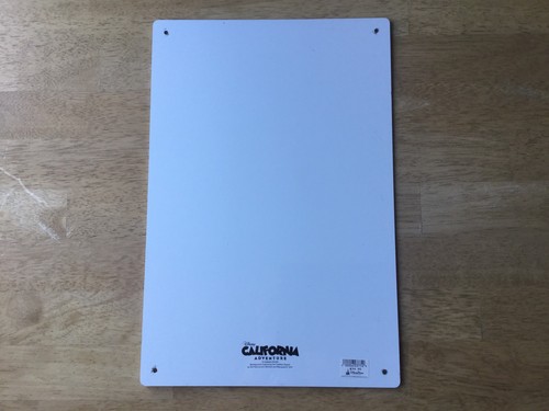 Disney Parks TIN SIGN Radiator Springs Racers Cars Land Disney/Pixar