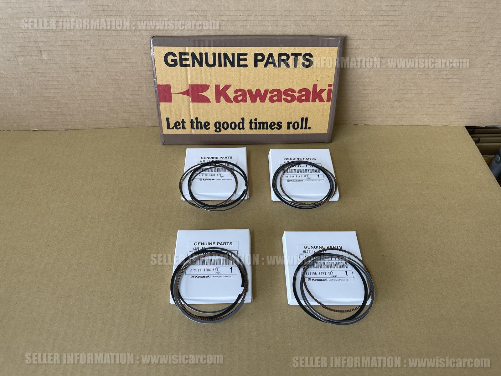 その他 tuka KAWASAKI NINJA ZX-7 ZX-7R 1991-1995 RING SET X4pcs. 13008