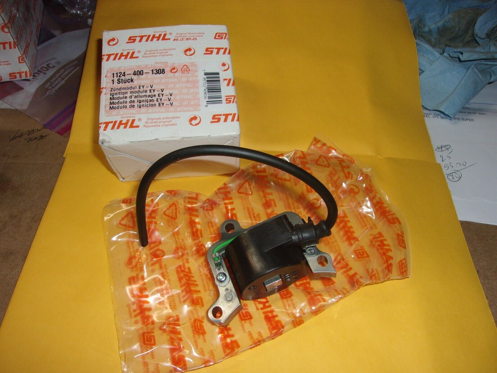 Stihl Genuine OEM 084 Ignition Coil Module EY-V 1124-400 Stihl Genuine OEM 084 Ignition Coil Module EY-V 1124-400