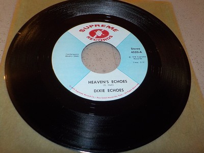 DIXIE ECHOES ''Heaven's Echoes/Lay Down Your Burdens'' Vinyl 45 NM Record RE22199