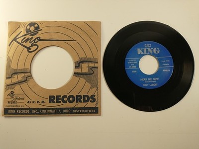 Billy Lamont – Hear Me Now - 7"  King Records – 45-5403 Reissue Blues