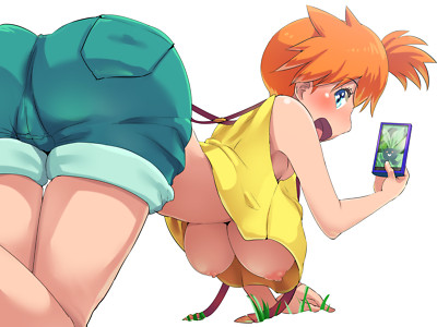 Misty Pokemon Waifu Sticker 12'' Anime Car Decal Weatherproof