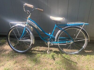 1960s Monarch Lady MONZA GT HUFFY 24'' TANK CRUISER BICYCLE HIAWATHA ROLLFAST