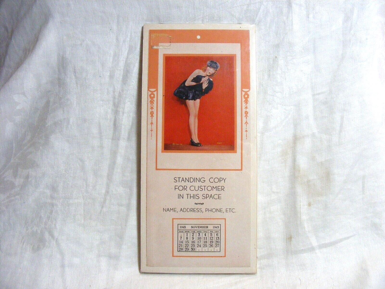 Vintage 1943 U.S. November Calendar 17-c | eBay