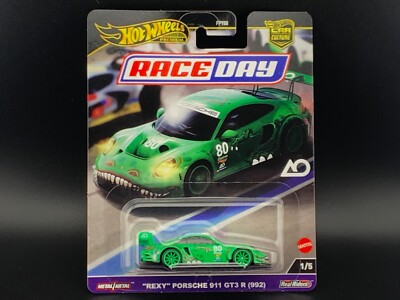 Hot Wheels Porsche 911 GT3 R AO Racing Rexy Race Day FPY86-D 1/64