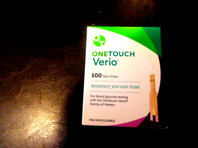 NEW Sealed OneTouch Verio Glucose Blood Test Strips - 100 Count EXp: 01/31/2026