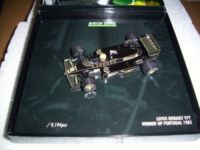 1:43 Senna Lotus Renault 97T 1985 Portugal GP Winner Ltd Ed NRFB
