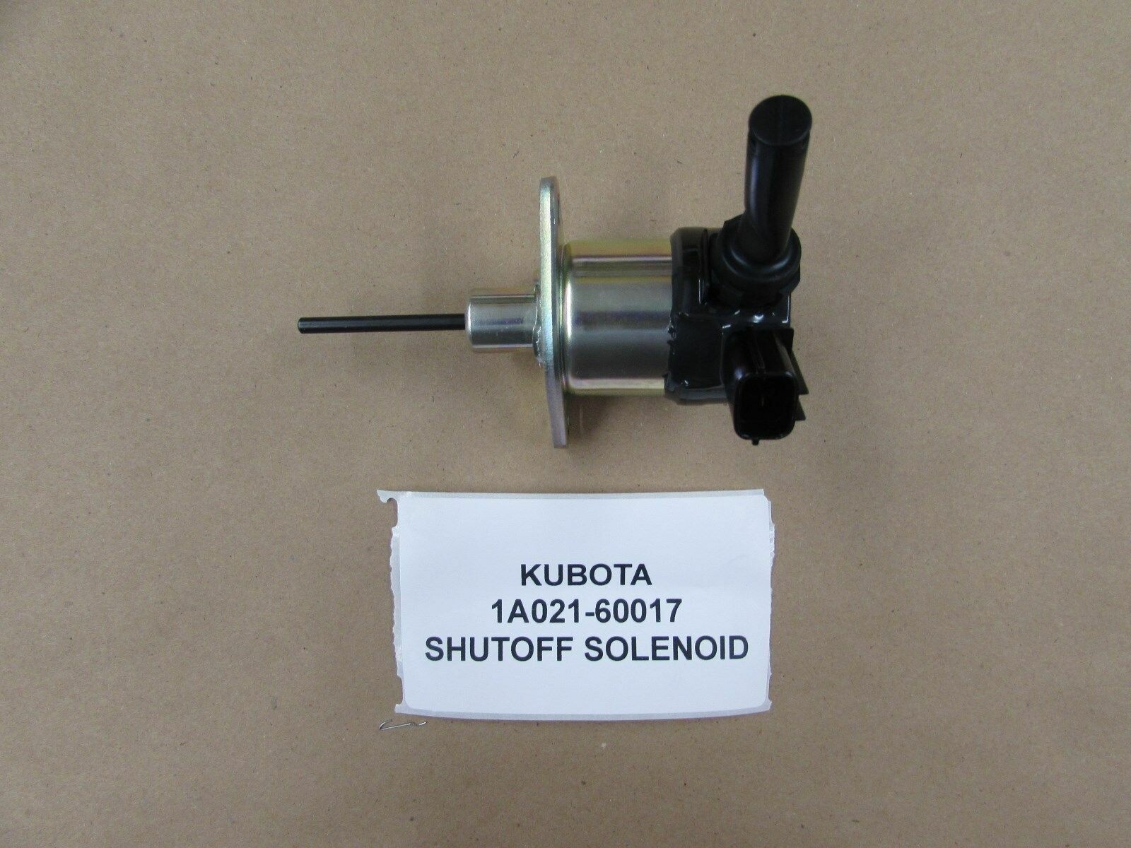 Genuine Kubota Fuel Solenoid 1A021-60017 V2003, V2203, V2403
