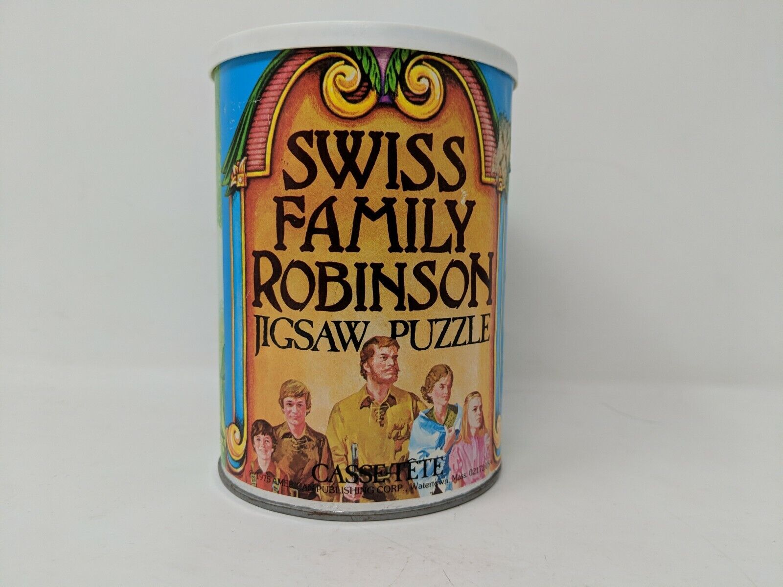 Swiss Family Robinson Jigsaw Puzzle Casse-tete Original Canist...