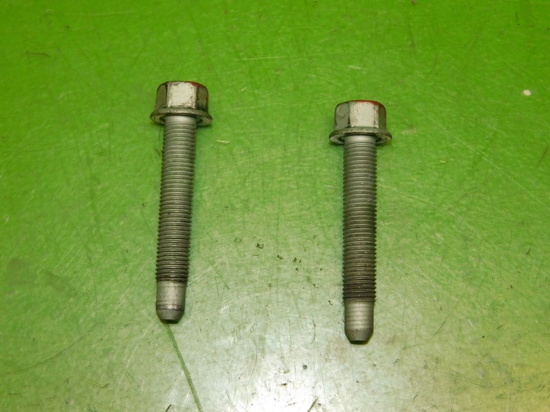 19-22 Veloster N OEM rear back lower engine motor mount - frame bolts SET