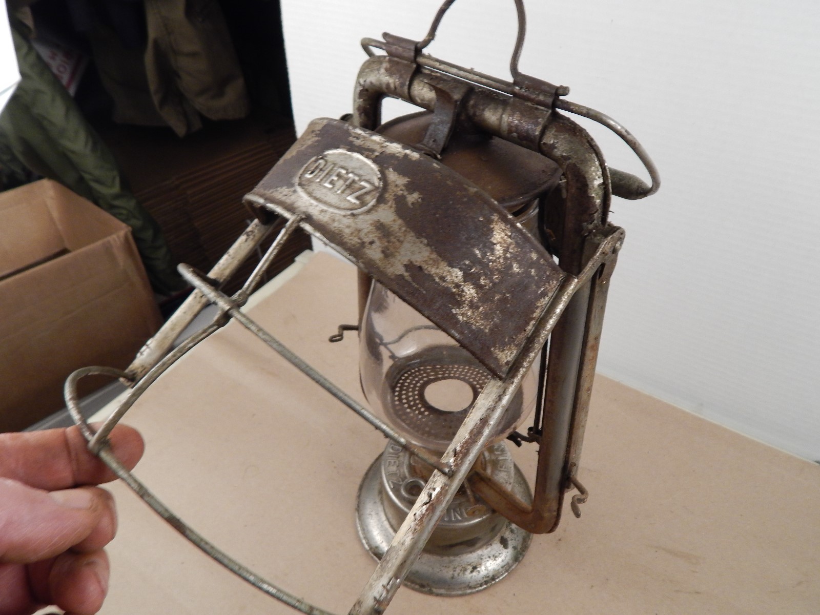 rare 1906 DIETZ King FIRE DEPARTMENT Kerosene LANTERN