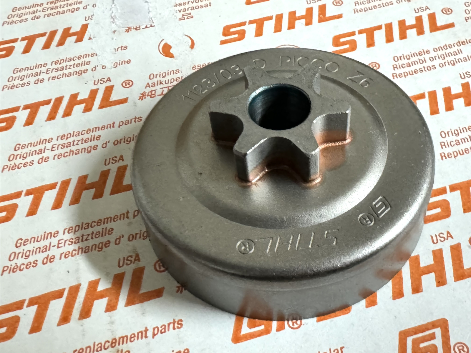 STIHL OEM CHAIN SPROCKET CLUTCH BUNDLE 1123 640 1705 / 2003 / 2050 STRIP MS170 - Picture 6 of 6