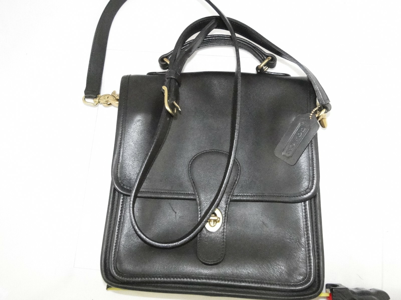 vintage coach leather satchel