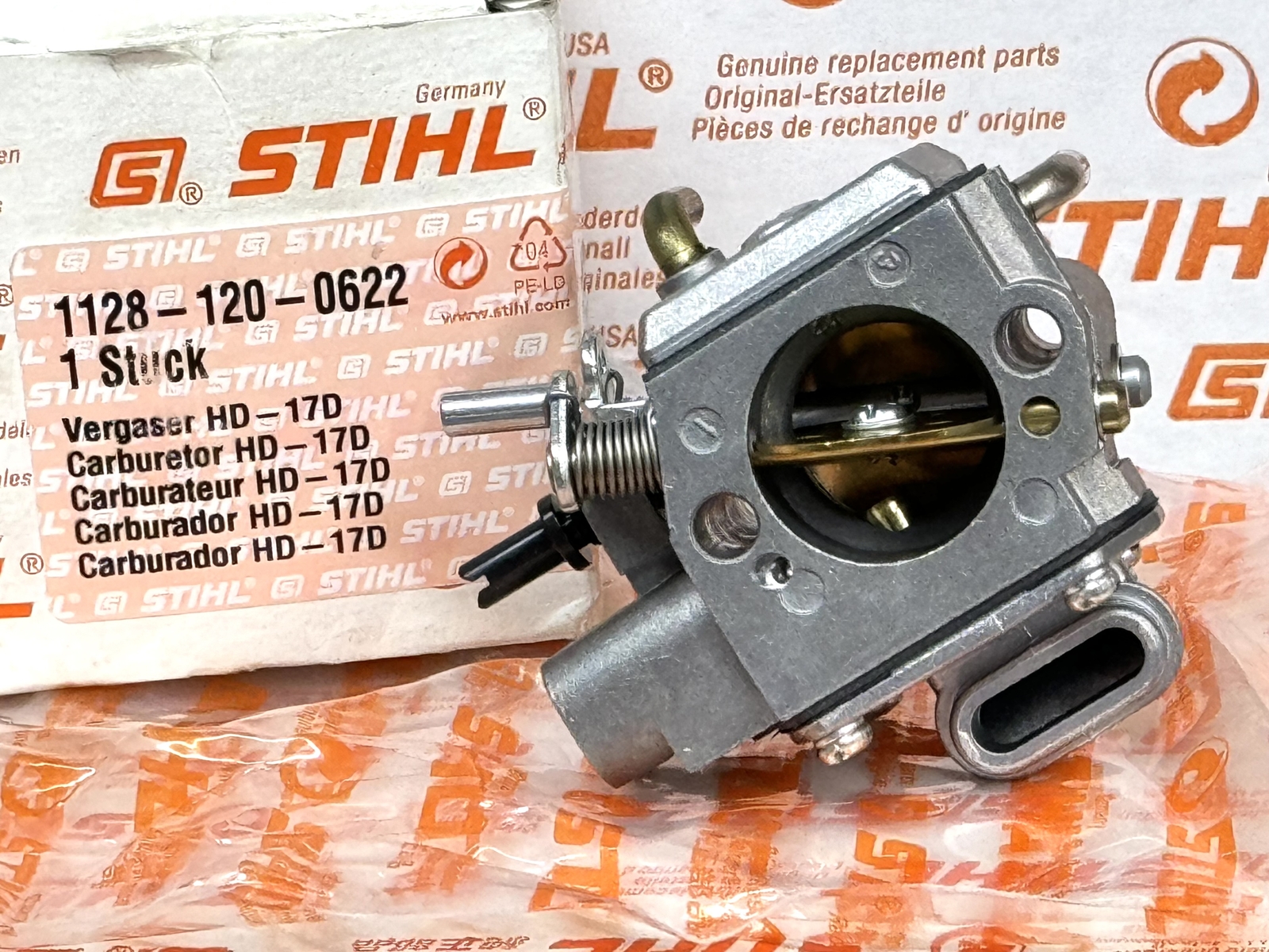 STIHL OEM WALBRO CARBURETOR 1128 120 0622 HD-17D 044 R 046 MS440 460 HD-14 HD-15 - Picture 8 of 9