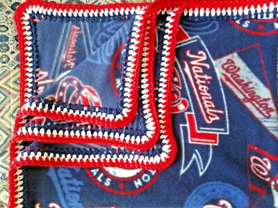 W/crochet Edge   Washington Nationals  30 X 38