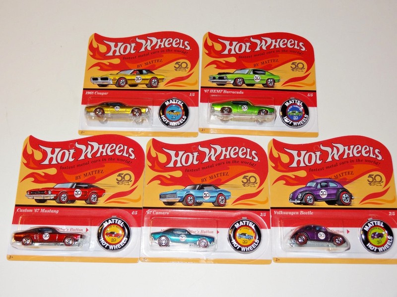 hot wheels 50th anniversary redline