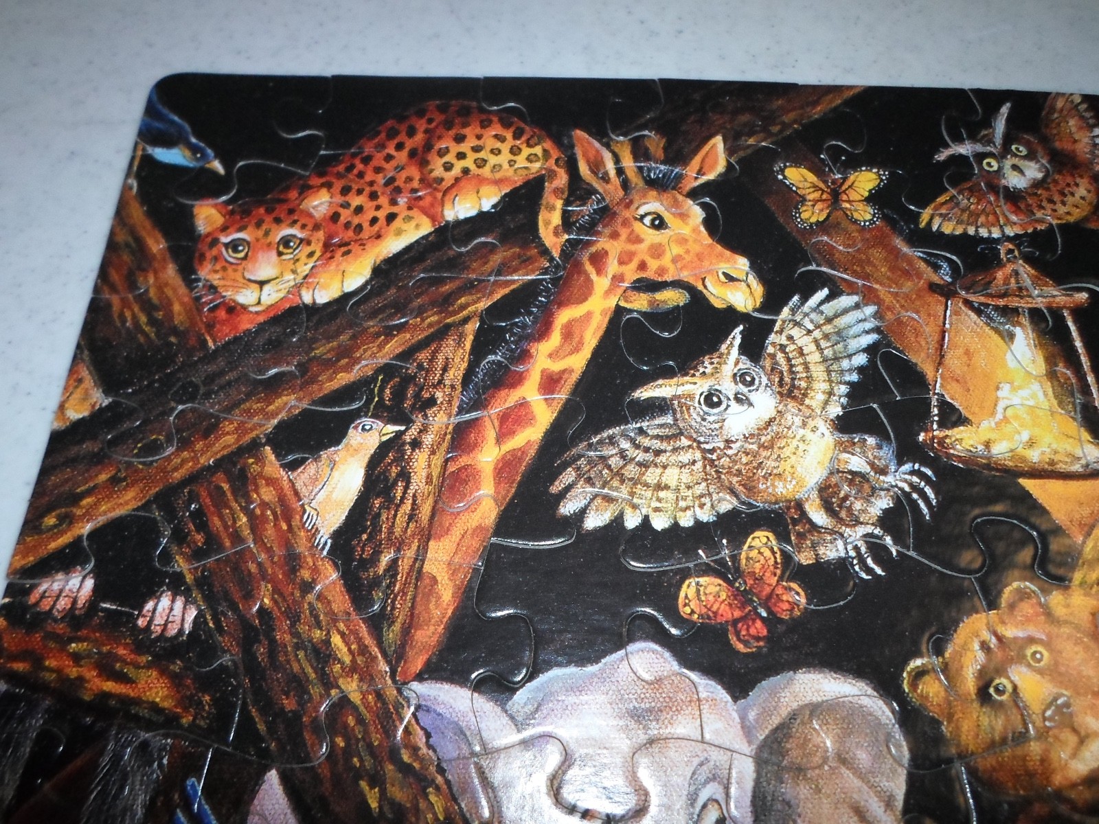 Complete! Briarpatch 100 Piece Puzzle *Noah's Ark* Animal Storybook Lion Dog Cat