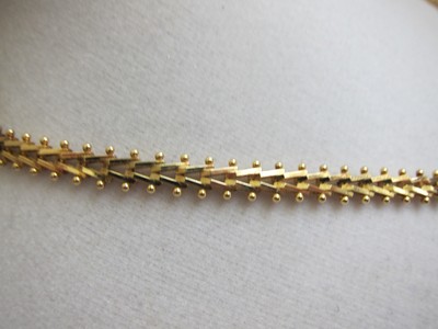 FINE VINTAGE MILOR ITALY STERLING SILVER 'V' NECKLACE  GOLD OVERLAY ~Beautiful~