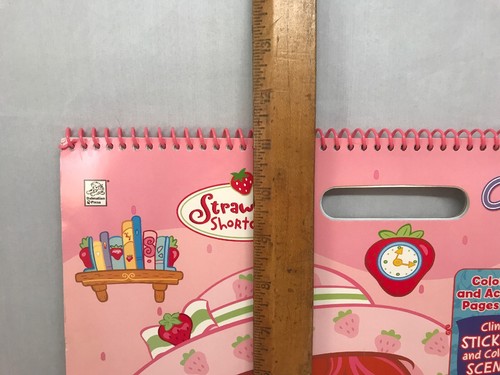 Strawberry Shortcake Vintage 2008 Cling And Play Artist Pad American Greetings