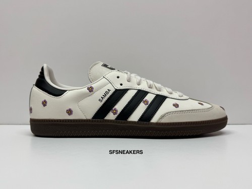 ADIDAS WMNS SAMBA OG WHITE FLORAL EMBROIDERY (SZ 11) IF4398