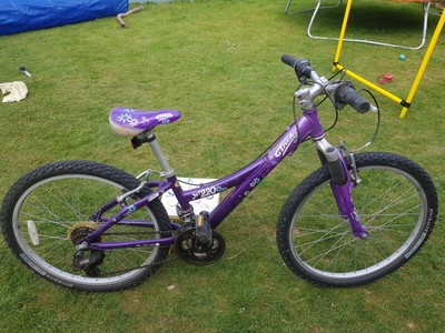 Trek MT220 girls purple mountain bike, for 8-12yrs, 24inch wheels