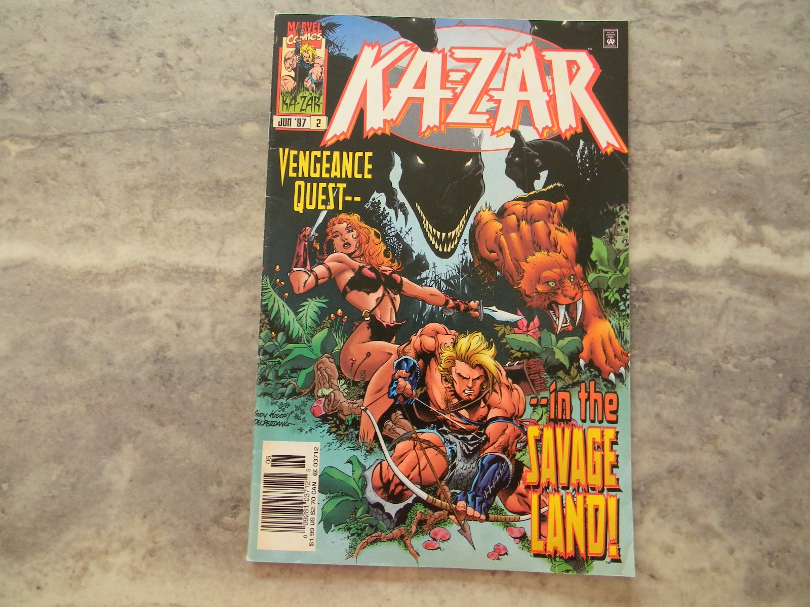 KA-ZAR Vol 2 #2 1997 Marvel COMIC BOOK