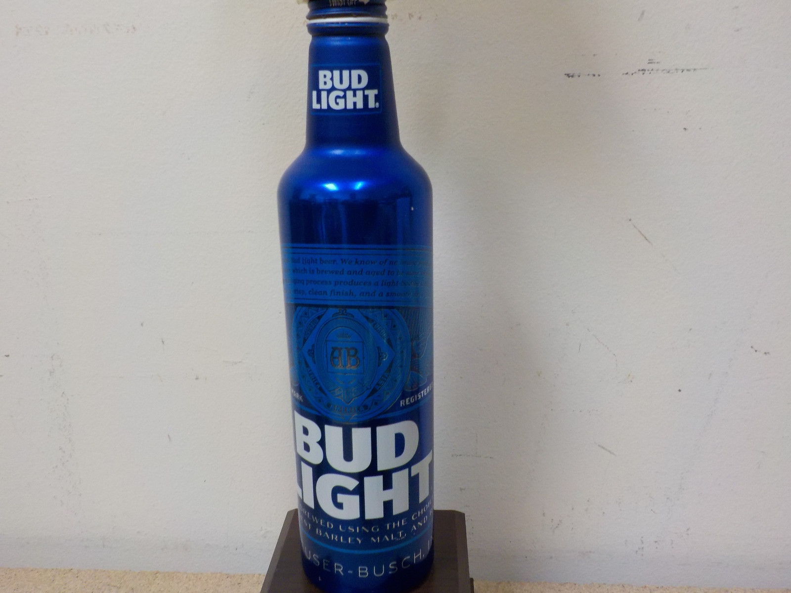 Bud Light Fantasy Football award trophy, w/ engraving, 18