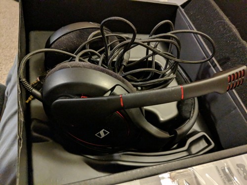 Sennheiser Game One Open Acoustic Gaming Headset - Black/Red (506080)