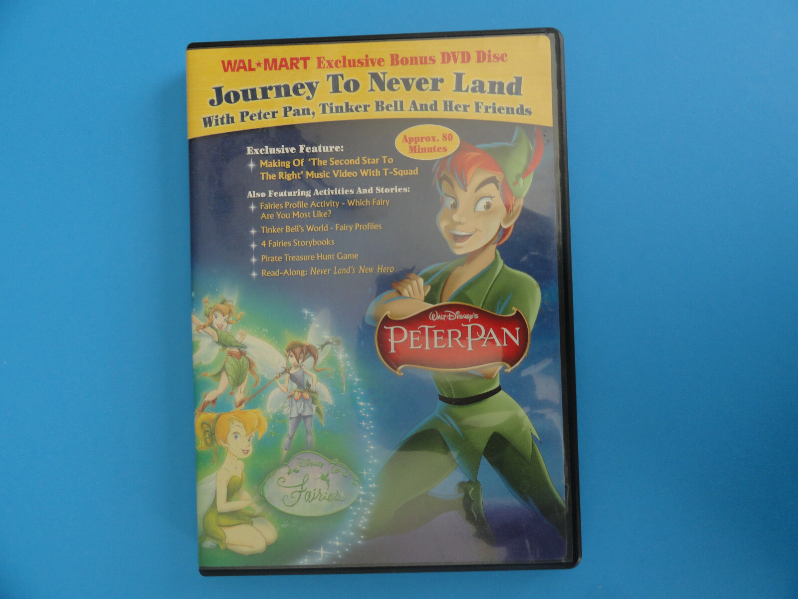 DISNEY JOURNEY TO NEVERLAND - PETER PAN (DVD, 2007) WALMART