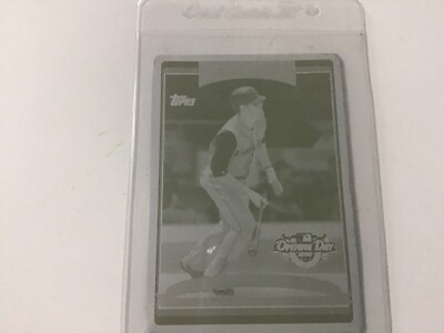 2006 Topps Printing Plate  Cyan  1/1  Jorge Cantu #37