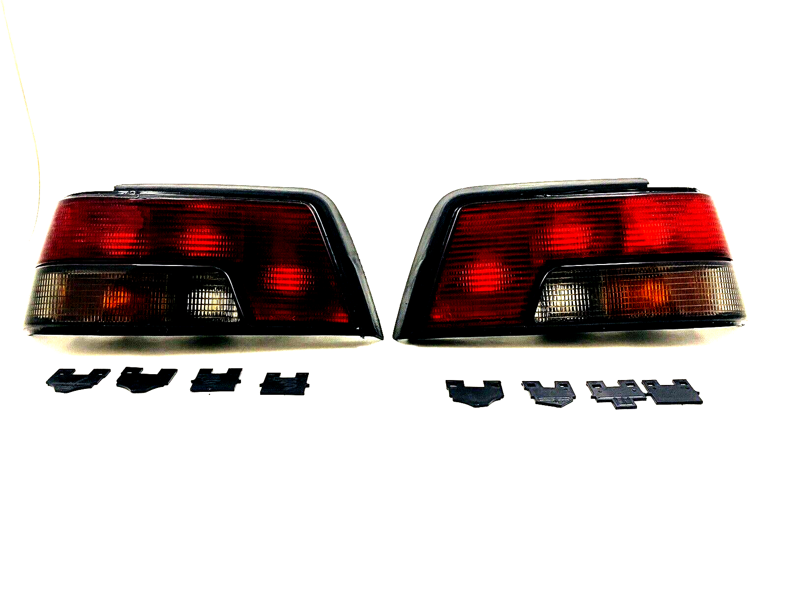 PEUGEOT 405 Tail Light Lamp Lens Set Left & Right Side Smoked NEW #521AB