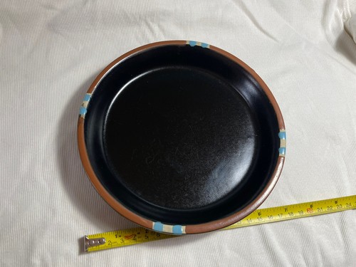 DANSK Mesa Black Salad Plate 7.5 1/2 Portugal Raised Rim Quantity 4