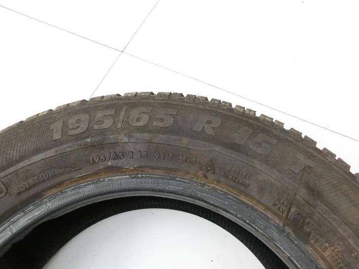 Ford Focus III 14-18 2x Reifen Winterreifen Semperit 195/65R15 91T 7.3-7.5mm  - Bild 5