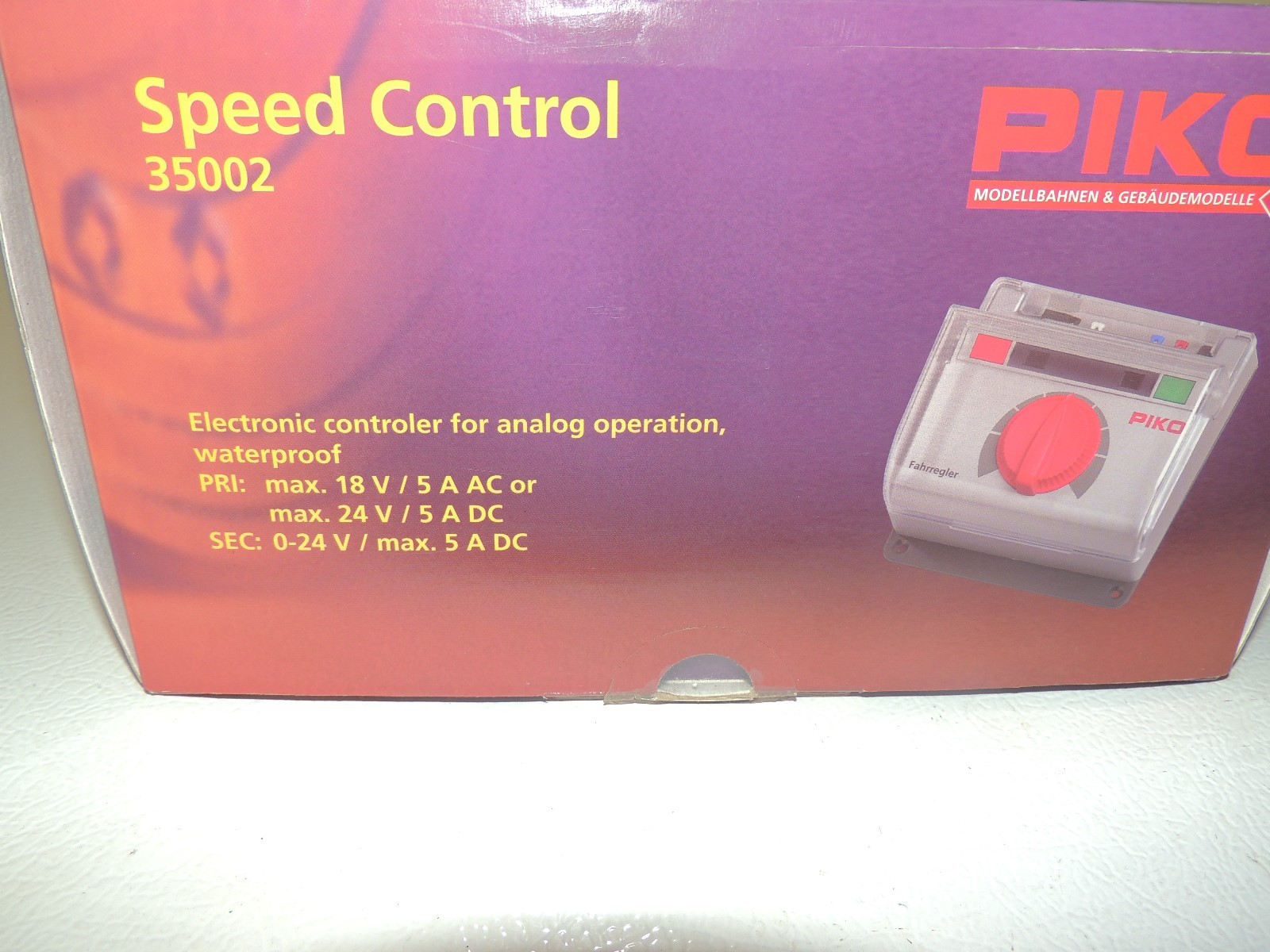 5 AMPS - PIKO #  35002 ANALOG THROTTLE 22V/5A -  G SCALE
