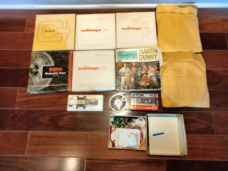 Lot of  reel to reel tapes & other miscellaneous items