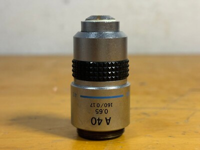 OLYMPUS Microscope 40x Objective  A40 0.65 160/0.170 CH2/BH2