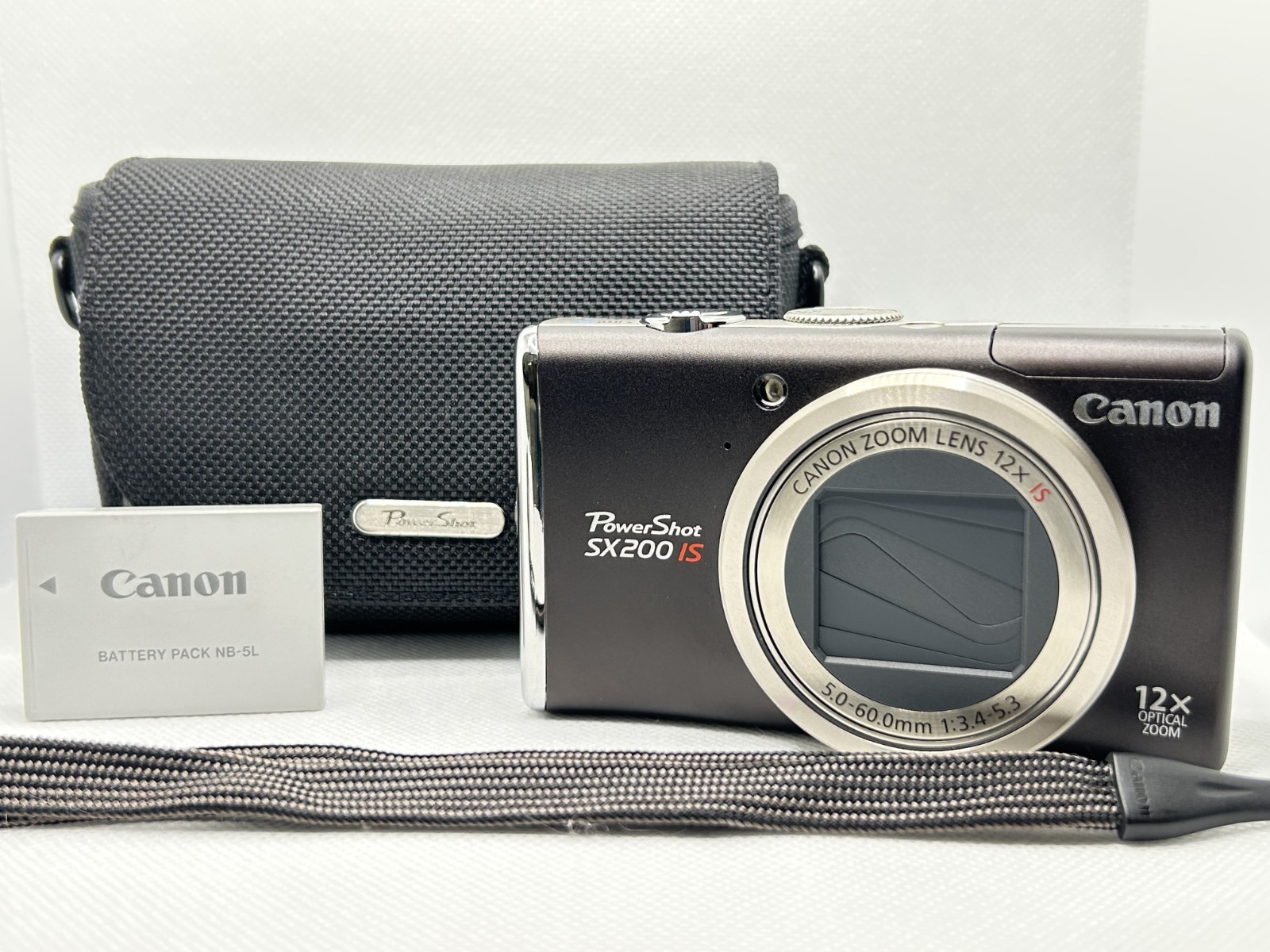 Near Mint] Canon Powershot SX200 IS Brown Compact Digital