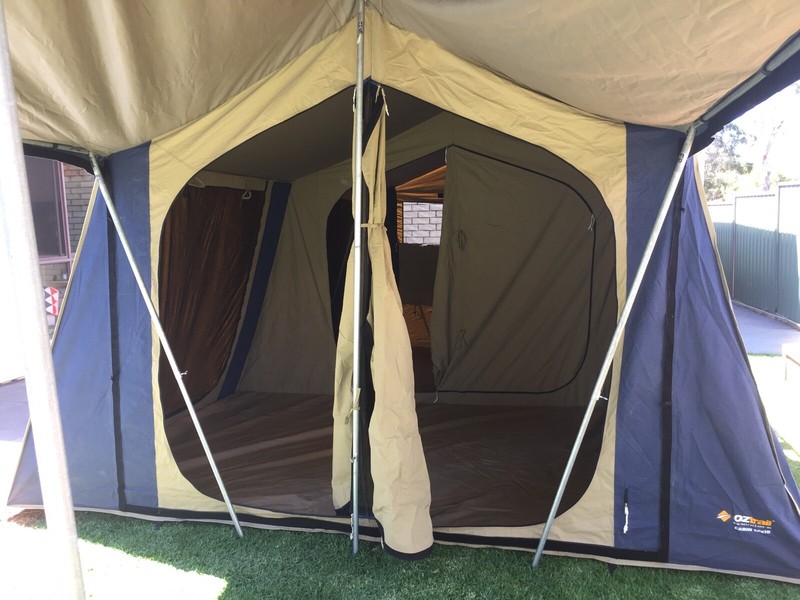 Oztrail 12 X 15 Canvas Cabin Tent Camping Hiking Gumtree