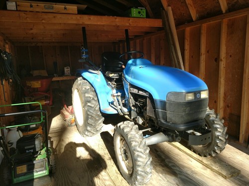 2002 New Holland TC29 4X4 Diesel Tractor with 7 implements. 778 Hours