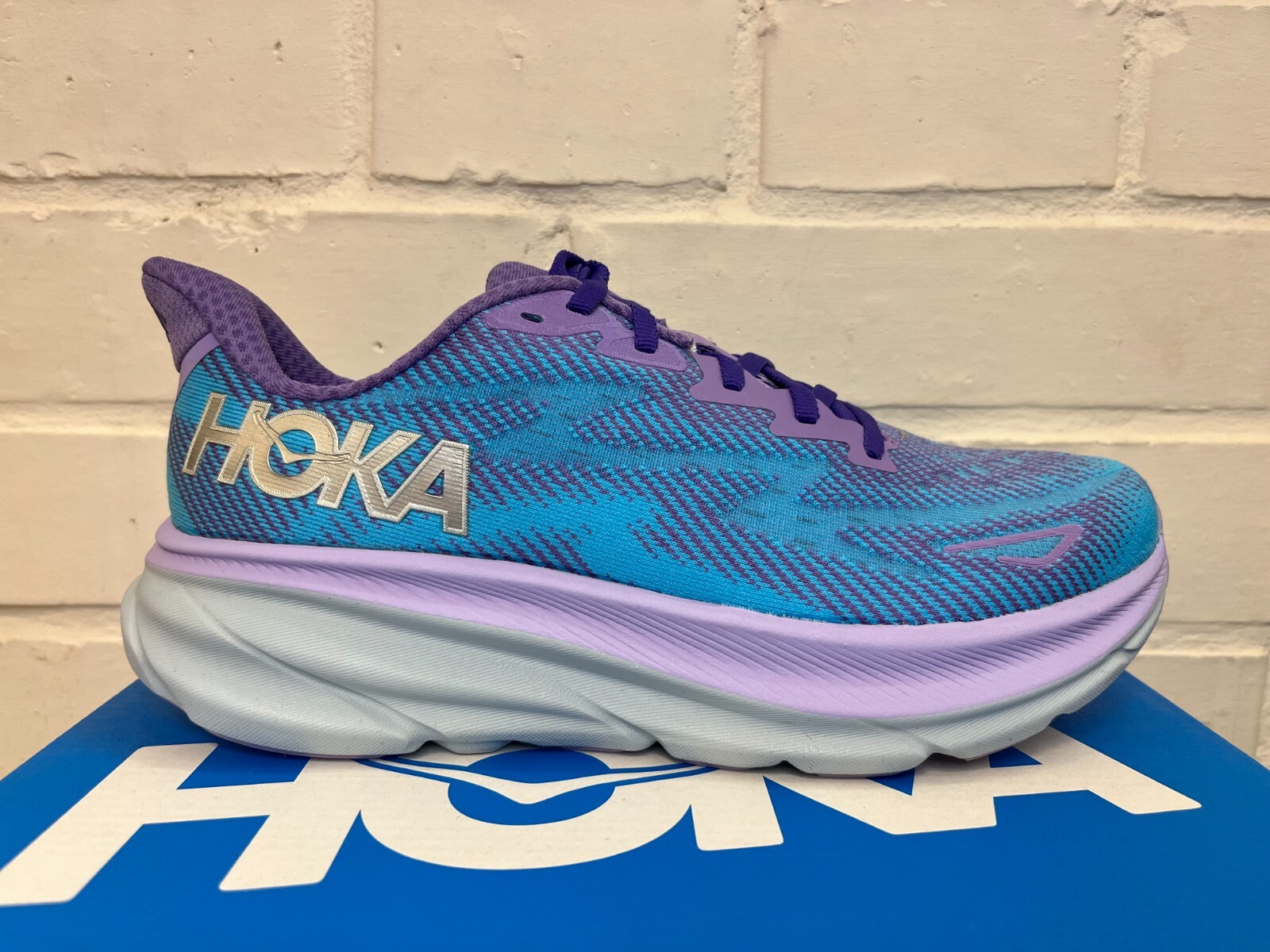 Женские кроссовки HOKA ONE ONE Clifton 9 сине-фиолетовые 1127896-CVPL