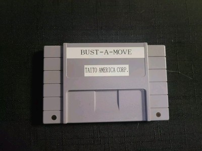 Bust-A-Move SNES Super Nintendo Prototype/Demo Cartridge