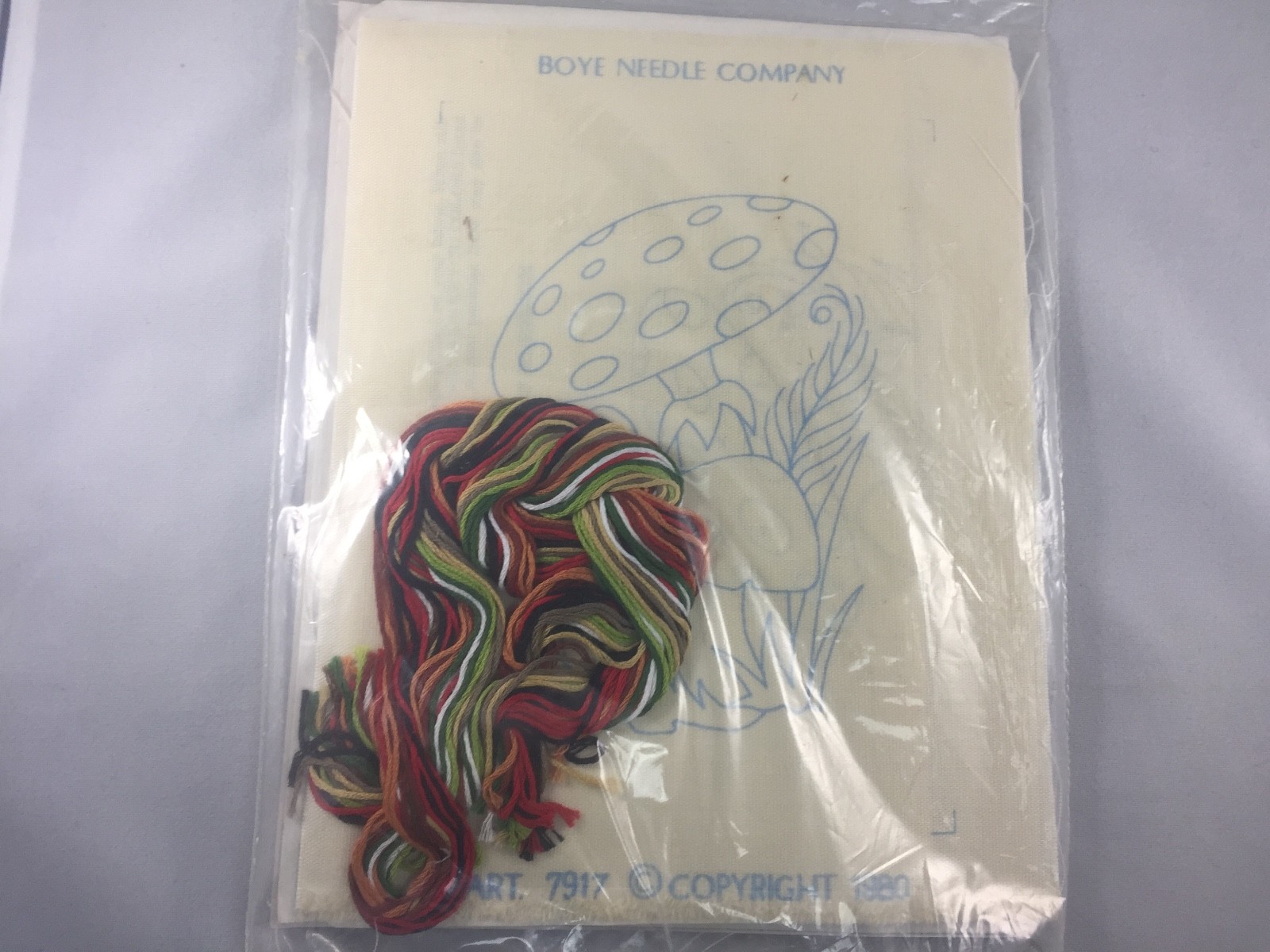 Red Top Mushroom Punch Needle Kit Loop Embroidery Kit Rush N Punch