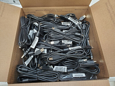 USB PRINTER CABLE 6FT 2.0 CORD TYPE A MALE to B MALE 6 FT A-B for EPSON HP DELL